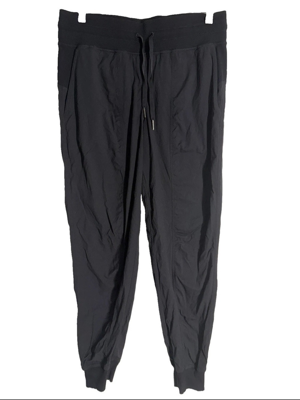 Lululemon Dance Studio Mid Rise Jogger Pants Full Length Black Travel Womens 8 - Picture 7 of 13